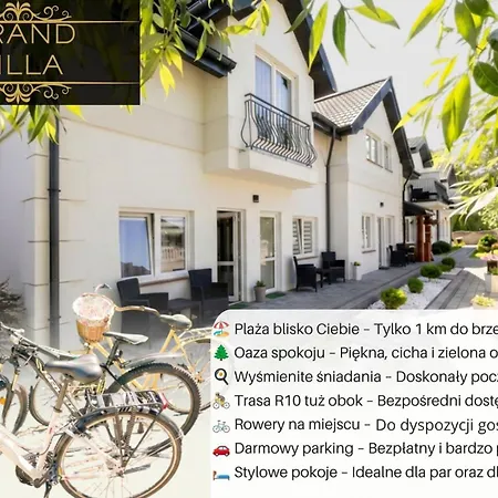 Grand Villa Ustka- Pokoje Z Balkonami I Tarasami, Parking W Cenie ! Frühstückspension Stolpmünde